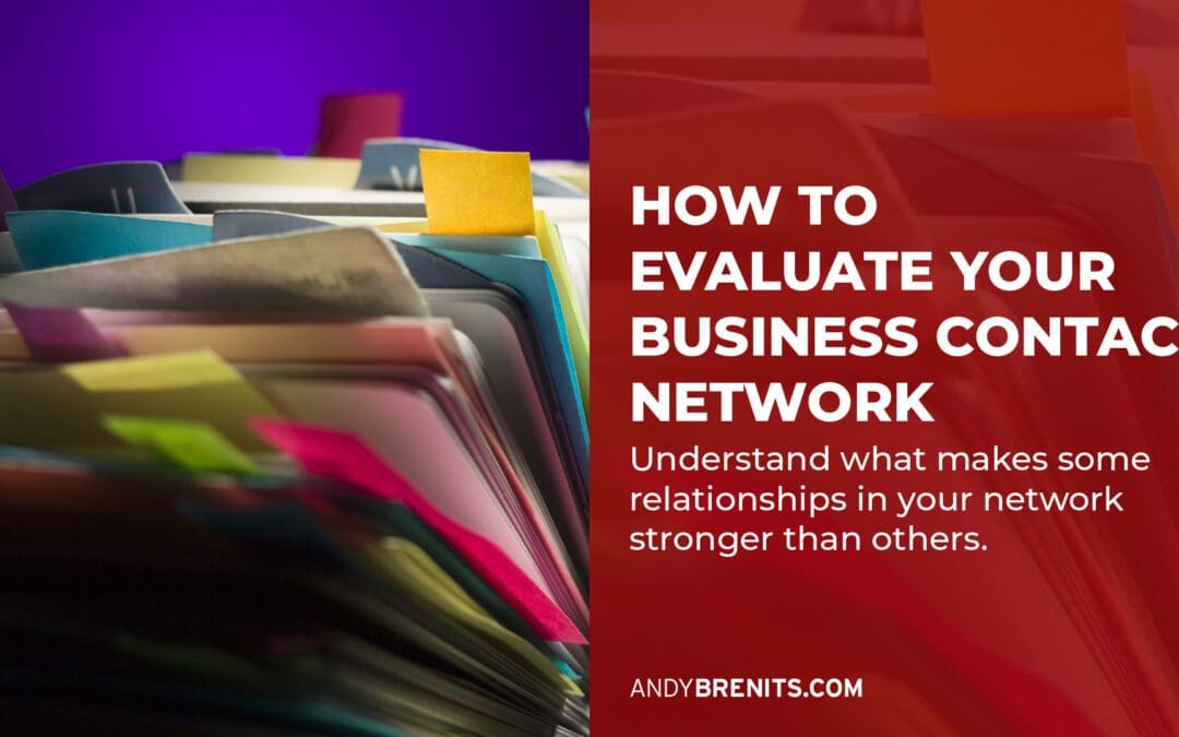 How to Evaluate Your Business Contact Network