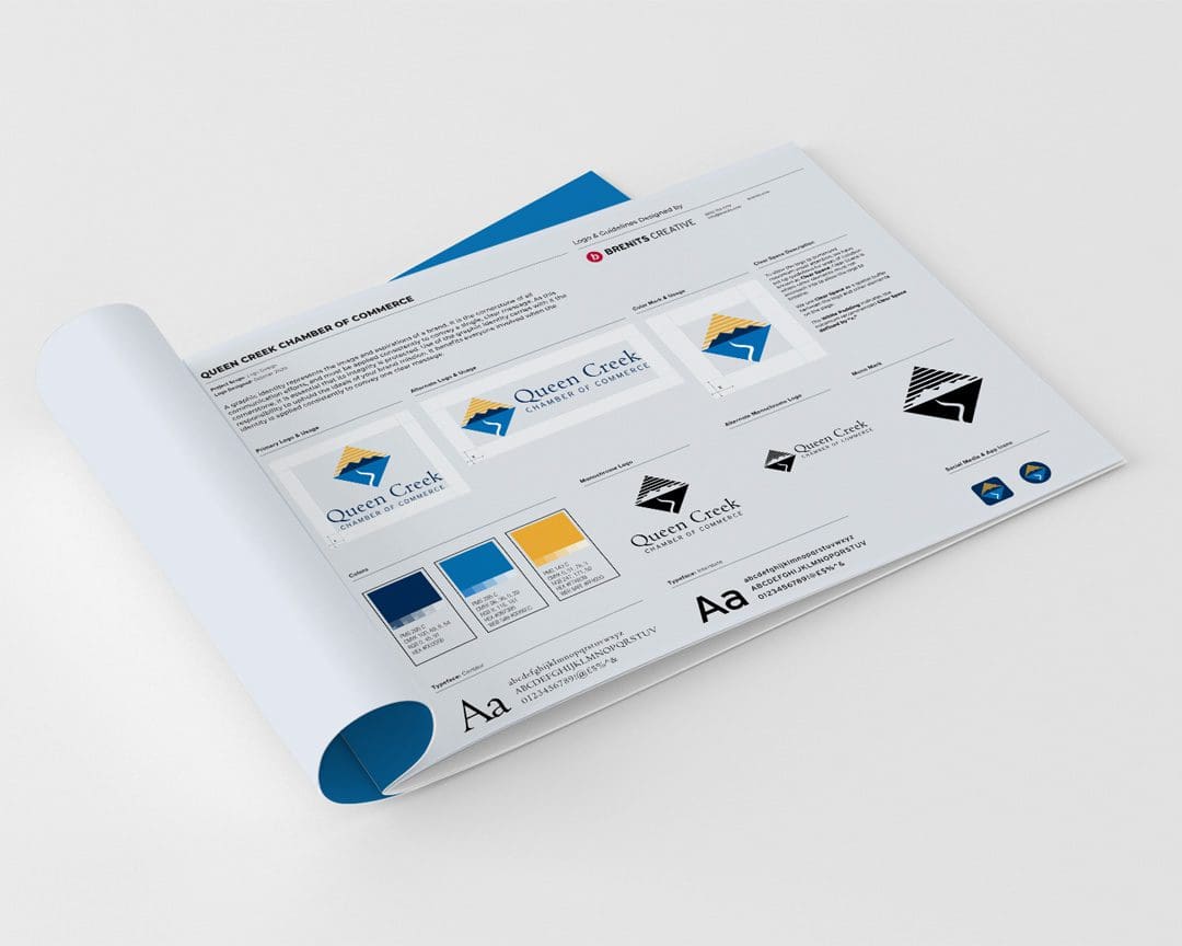 Brenits Creative Queen Creek Chamber Of Commerce Brand Identity